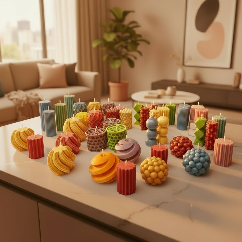 Crystal Path Candle - by the Alchemist