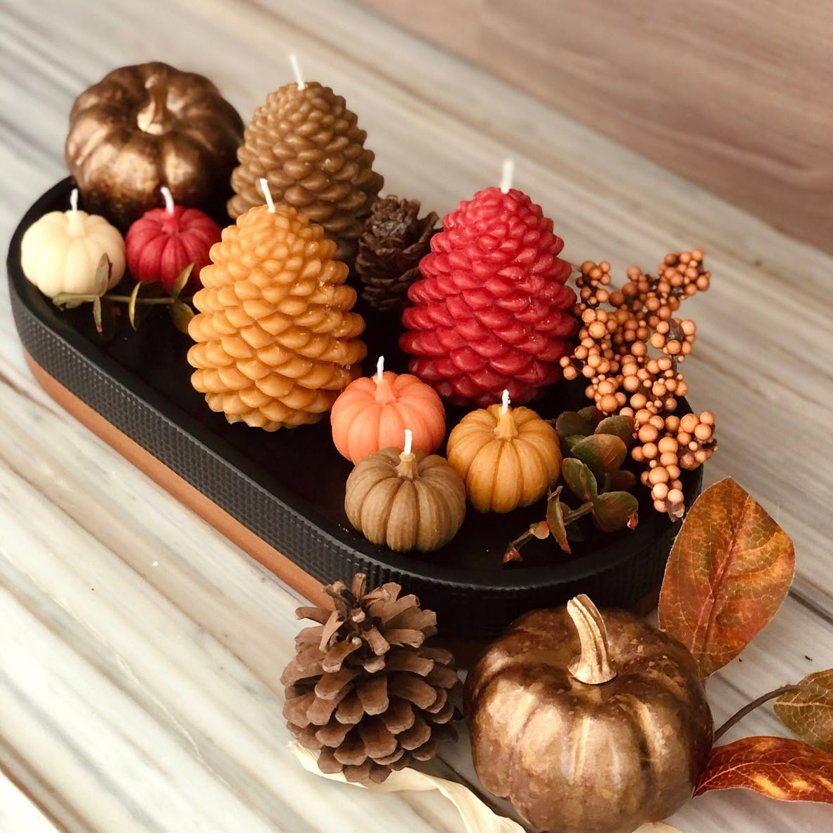 The Pine Cone Candle - by the Alchemist