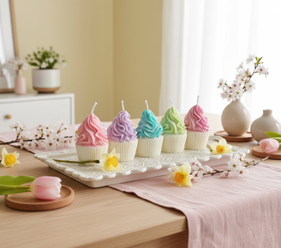 Cup cakes candle - by the Alchemist