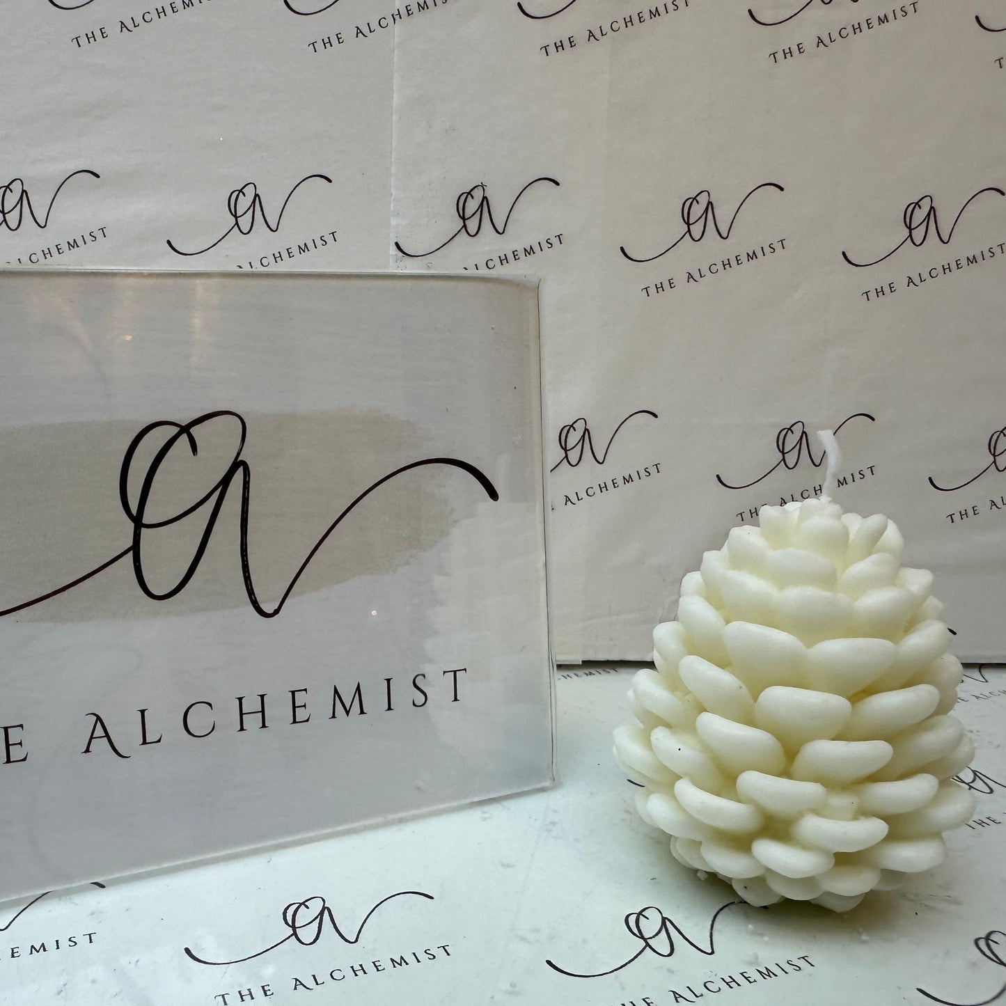 The Pine Cone Candle - by the Alchemist