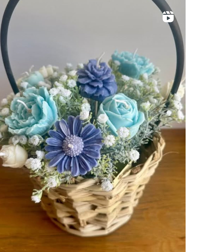 Violet Whisper Flowers Bouquet - baby flowers - by the Alchemist
