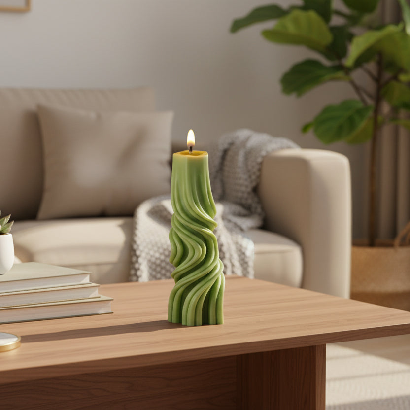 The Swirl Candle - by the Alchemist
