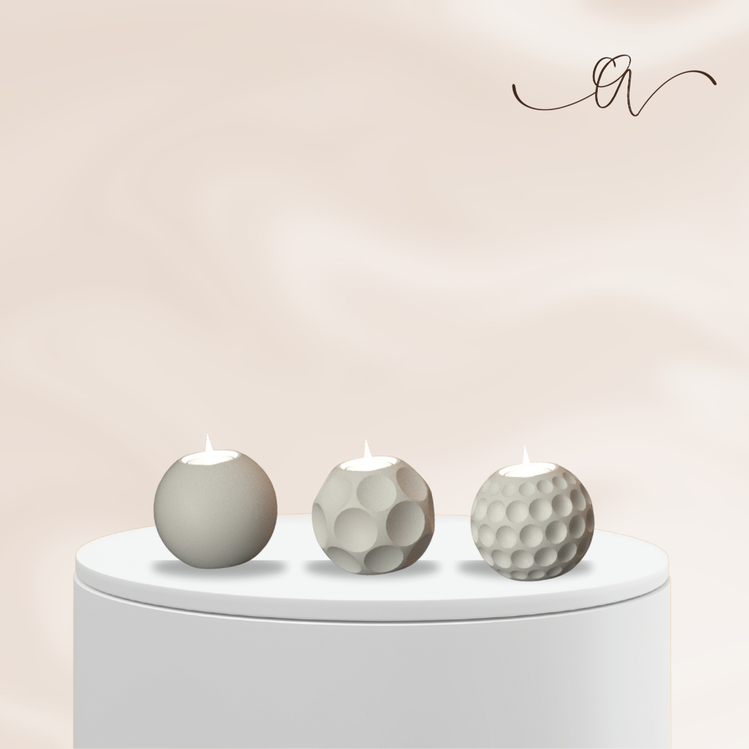 The Globe Holder Candle - by the Alchemist