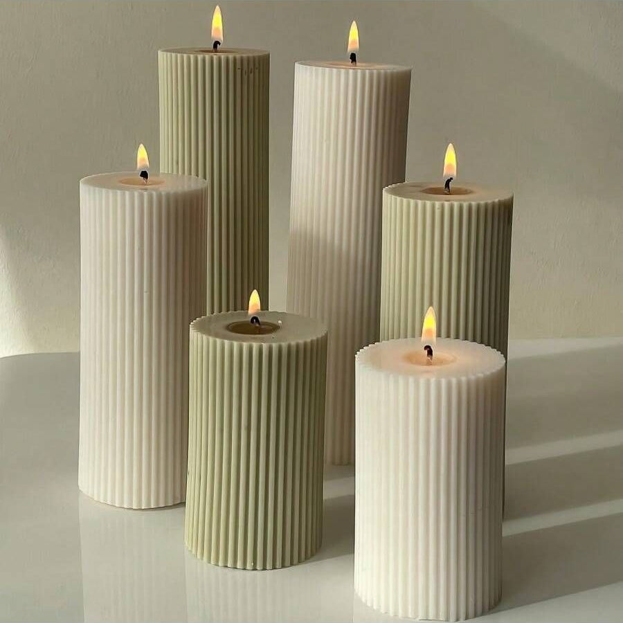 Temple Lines Candle - by the Alchemist