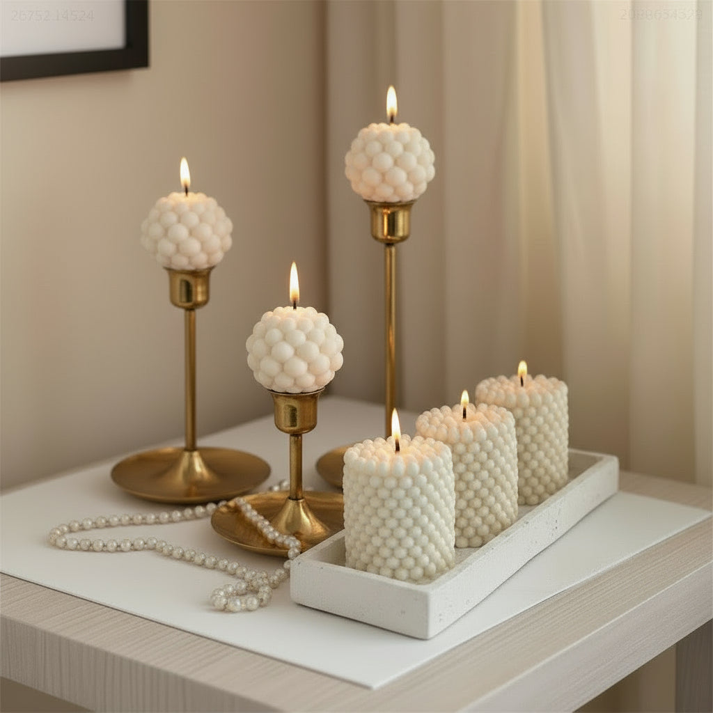 The Cluster Sphere Candle - by the Alchemist