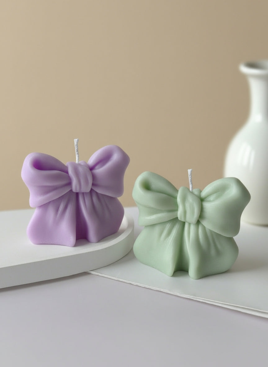 The Blush Bow Candle- by the Alchemist