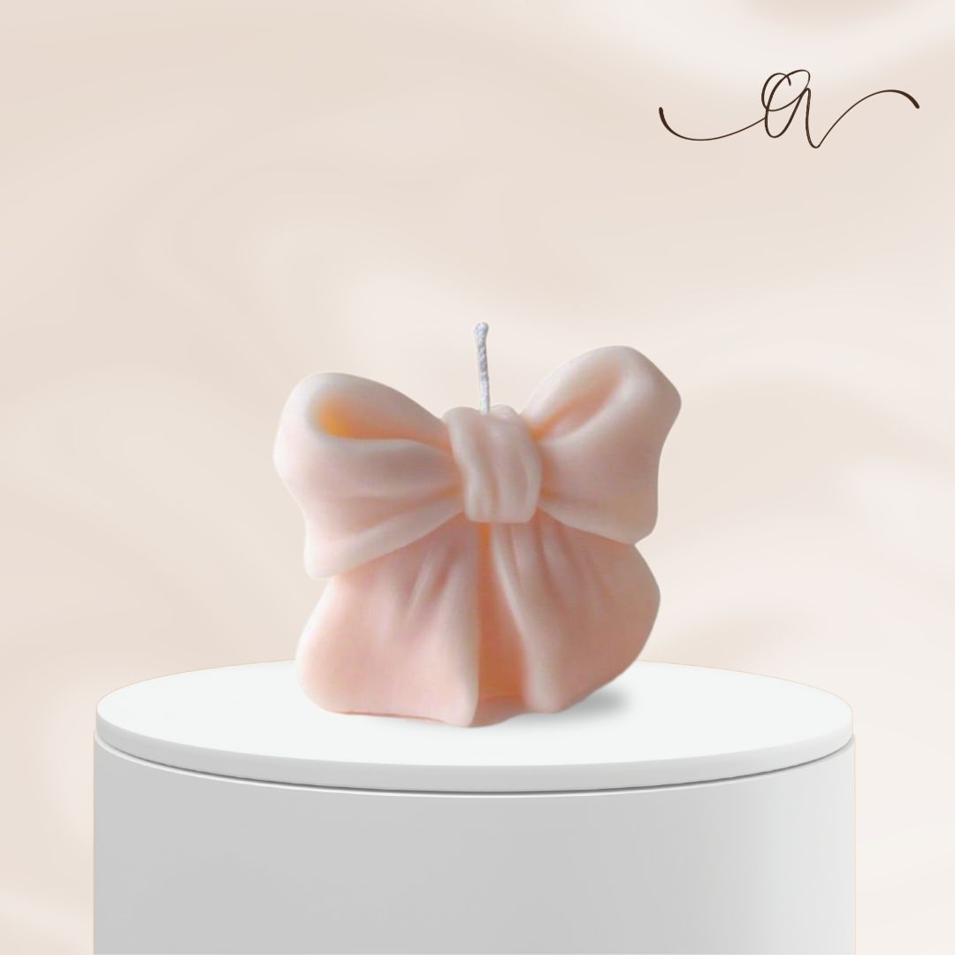The Blush Bow Candle- by the Alchemist