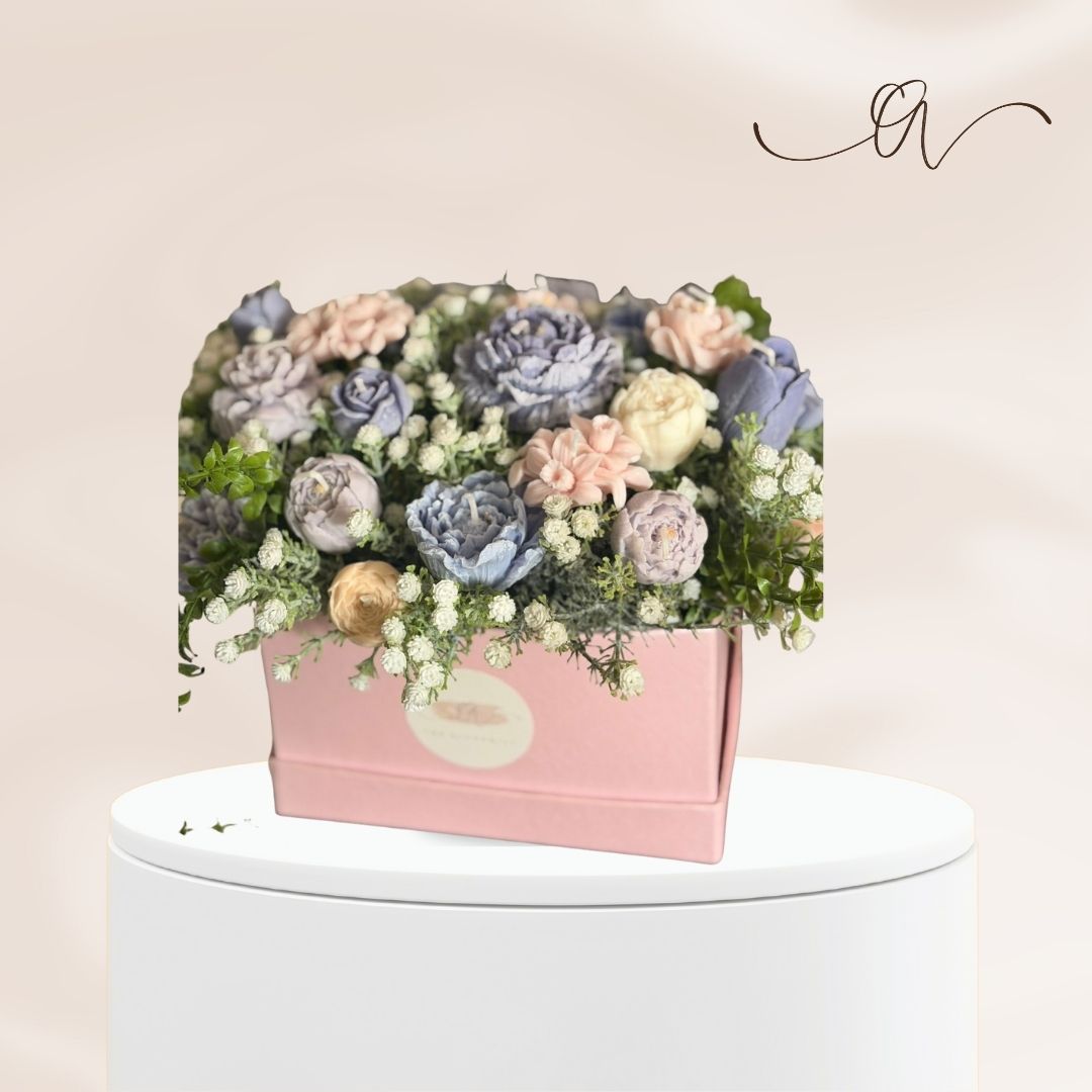 Blush & Lilac Mist Flowers Bouquet - baby flowers - by the Alchemist