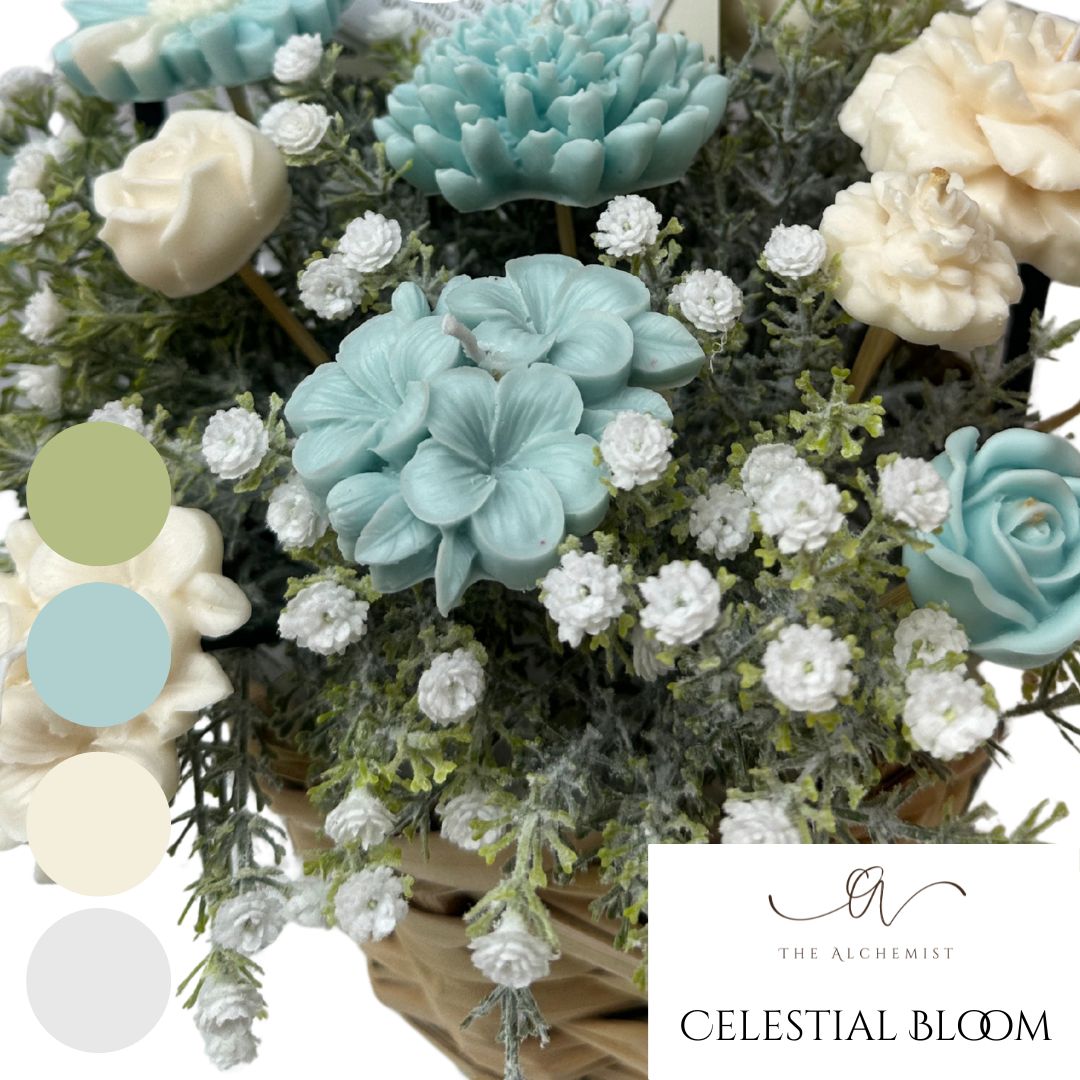 Celestial Bloom Flowers Bouquet - baby flowers - by the Alchemist