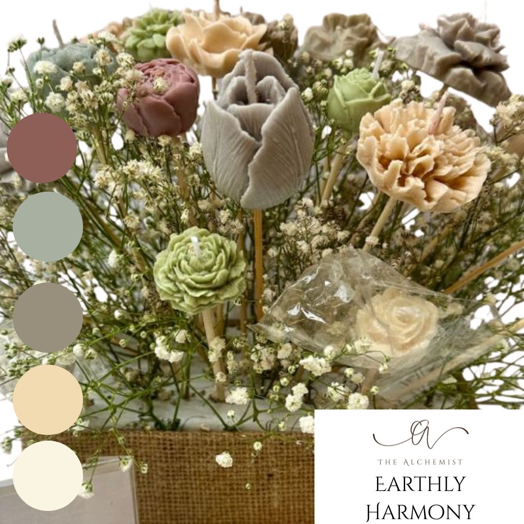 Earthly Harmony Flower bouquet - by the Alchemist