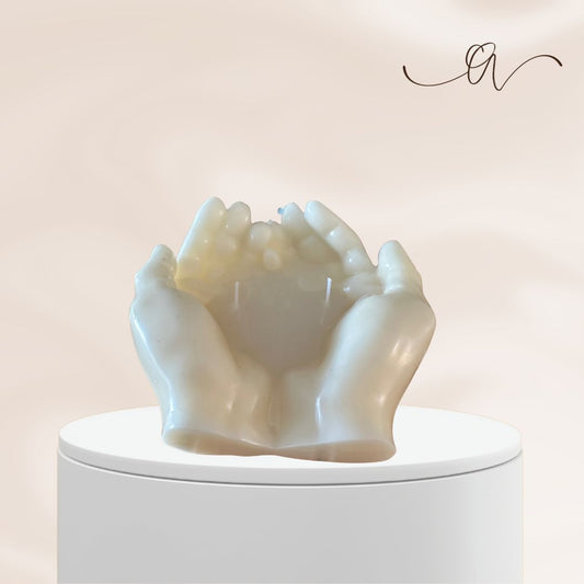 Hands of Light Candle - by the Alchemist