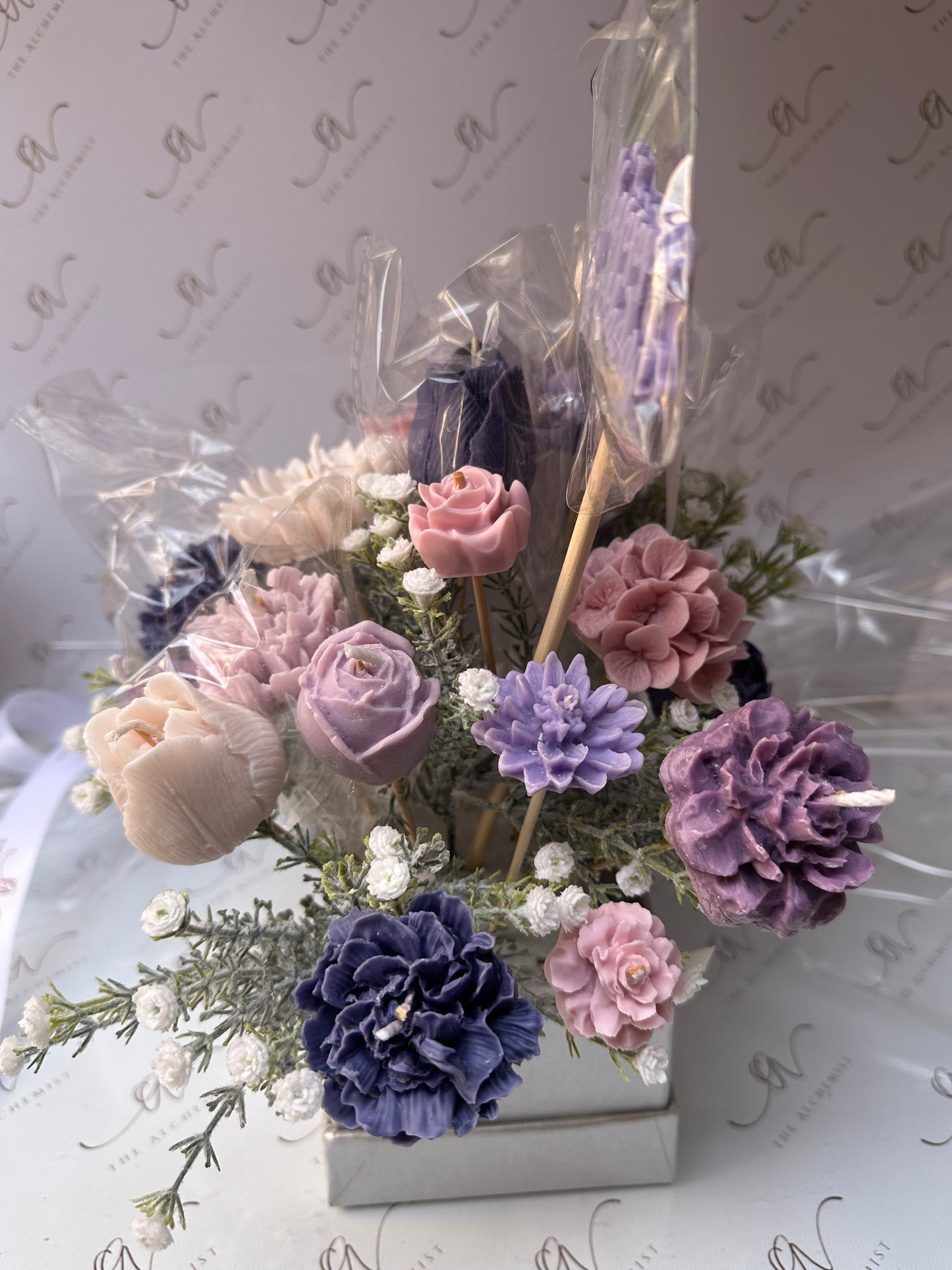 Blush & Bloom Flower bouquet - by the Alchemist