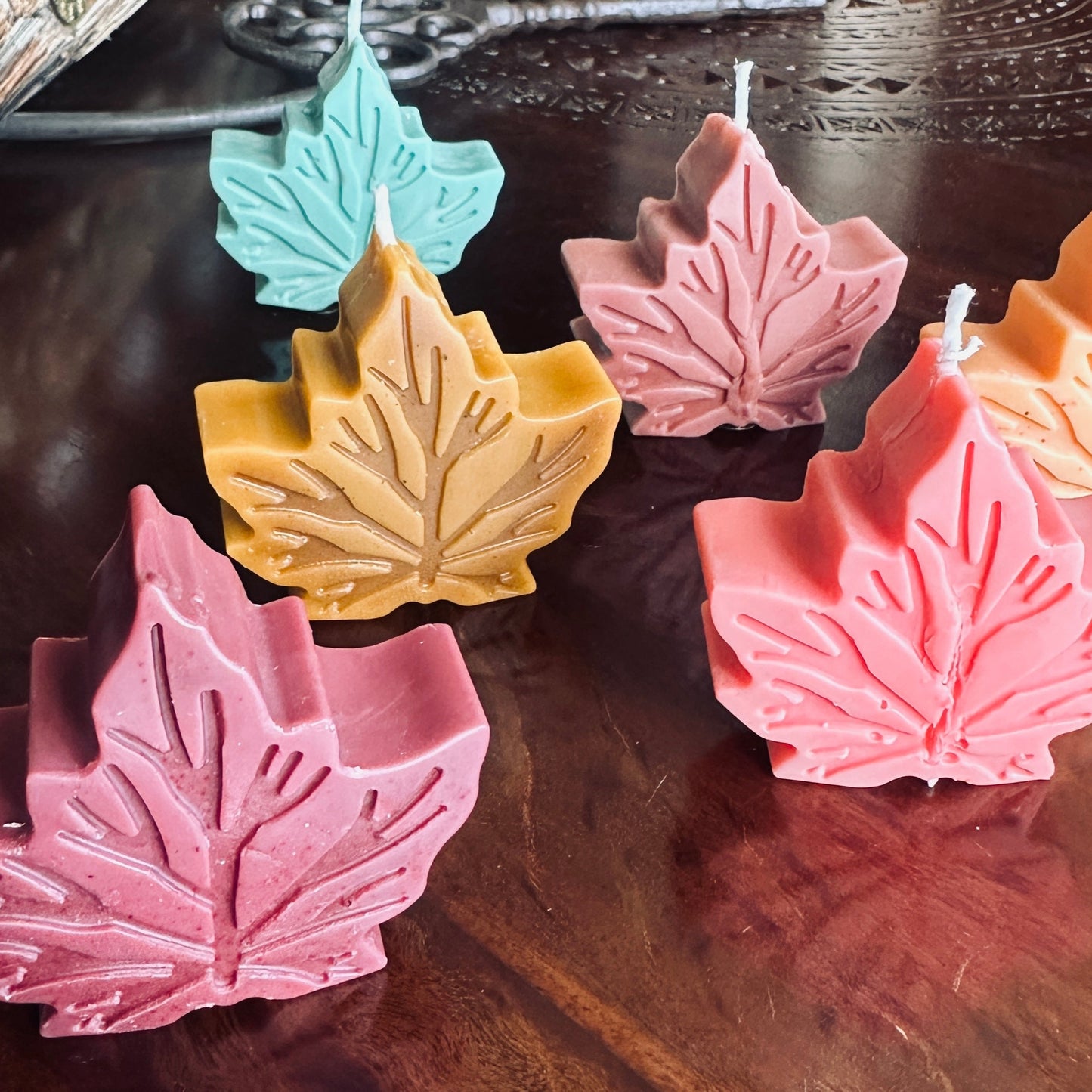 The Maple Leaf Candle - by the Alchemist