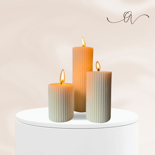 Temple Lines Candle - by the Alchemist