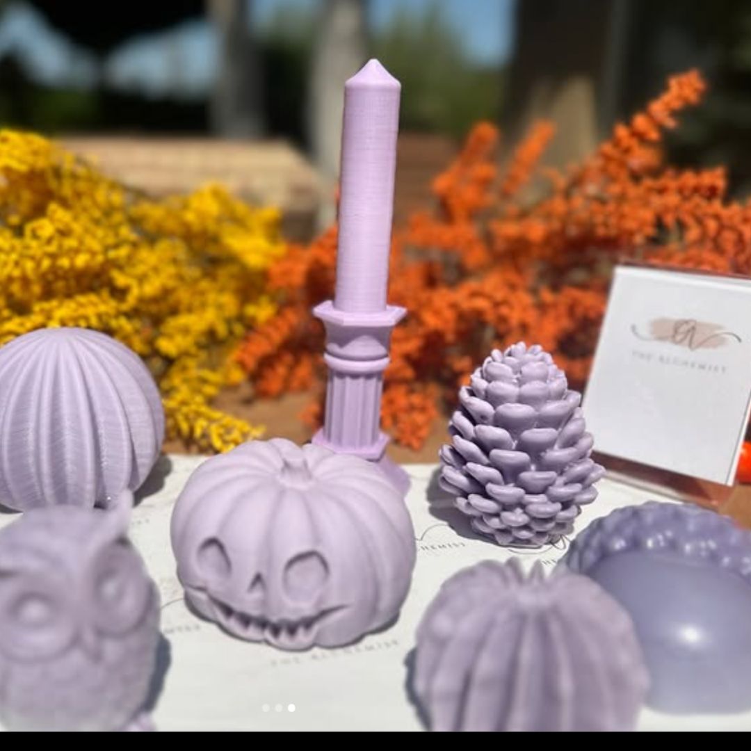 Halloween Pumpkin Candle - by the Alchemist