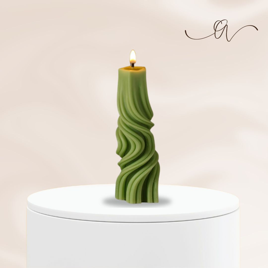 The Swirl Candle - by the Alchemist