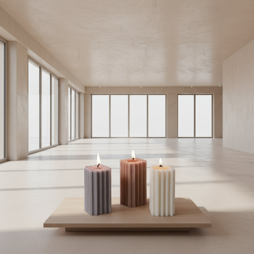 Twin Orbs Candle - by the Alchemist