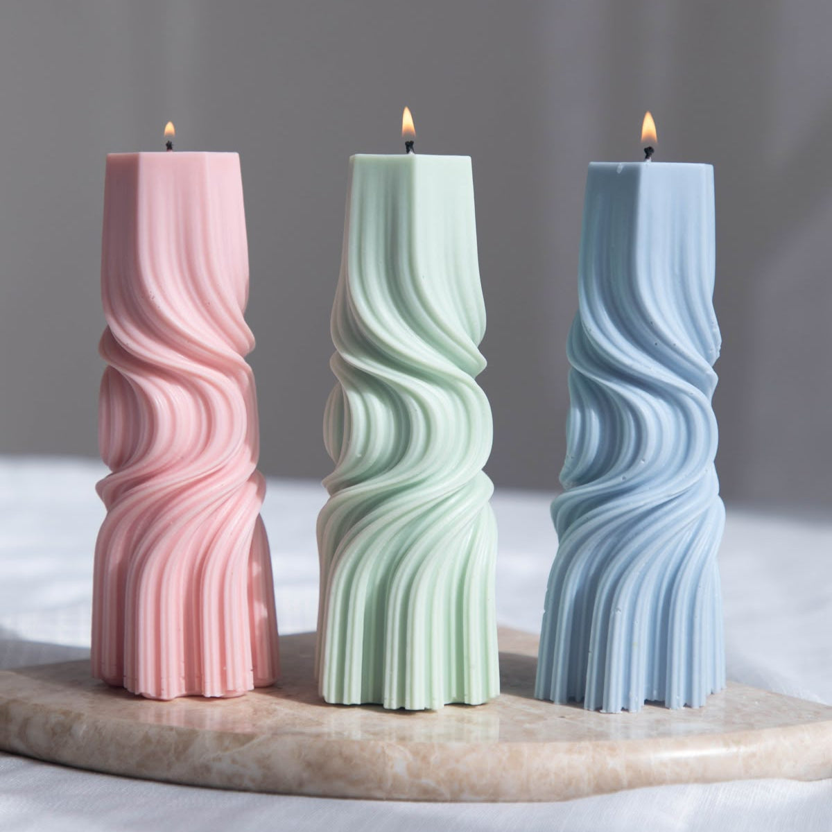 The Swirl Candle - by the Alchemist