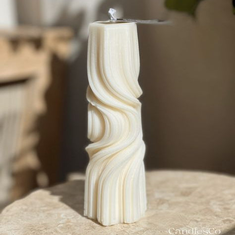 The Swirl Candle - by the Alchemist