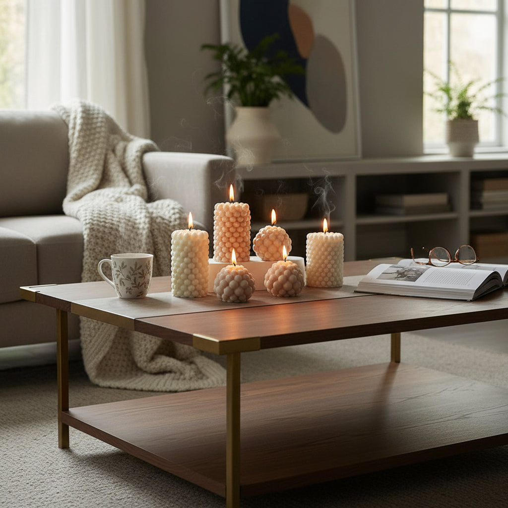 The Cluster Sphere Candle - by the Alchemist